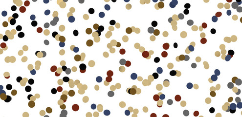 Gold confetti background, isolated on transparent background