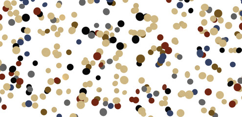  Colorful confetti on white background