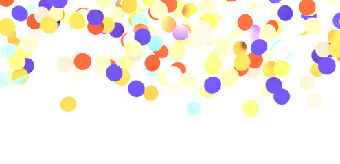 confetti png. Gold confetti falls from the sky.