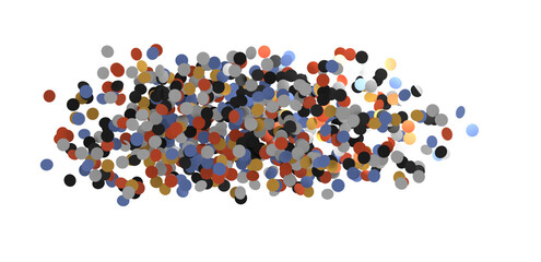 confetti png. Gold confetti falls from the sky.