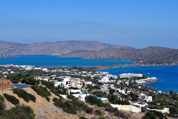 Fototapeta na wymiar Greece, Crete, Agios Nikolaos - Elounda