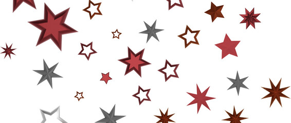 stars background, sparkle lights confetti falling. magic shining Flying christmas stars on night