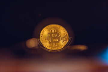 Bitcoin (BTC) Cryptocurrency coin concept