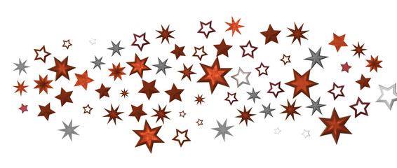 stars. Confetti celebration, Falling golden abstract decoration for party, birthday celebrate,
