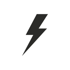 lightning bolt icon design vector template