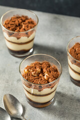 Homemade Italian Tiramisu Cups