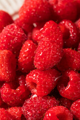 Raw Organic Red Raspberries
