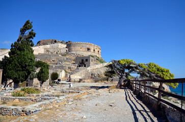 Fototapeta premium Greece, Crete, Fortress Spinalonga