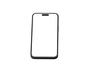 Smartphone frame less blank screen. Mockup generic device.