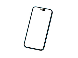 Smartphone. Mobile phone Template. Telephone 3d