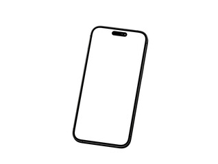 realistic smartphone template mockup for user experience presentation. Stylish concept design for websites, applications and landing pages.