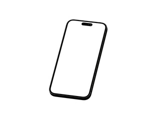 Smartphone. Mobile phone Template. Telephone 3d