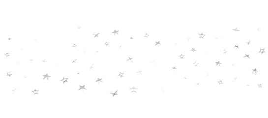 A gray whirlwind of silver snowflakes and stars. New