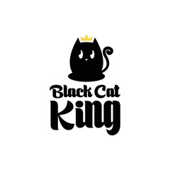 cat head logo template vector illustration