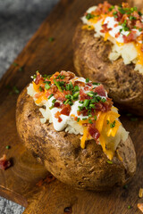 Homemade Loaded Baked Potatoes