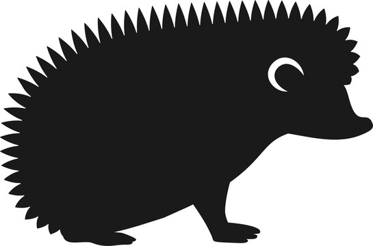 recommend clip art: Hedgehog silhouette
