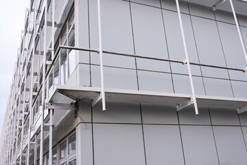 Fototapeta premium building facade with windows