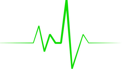 ECG Line Design Element Vector