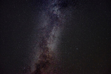 The Milky Way galaxy, long exposure astronomical, star dust
