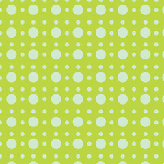 Green background in white circles. Vector illustration