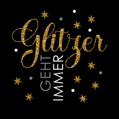 Glitzer geht immer