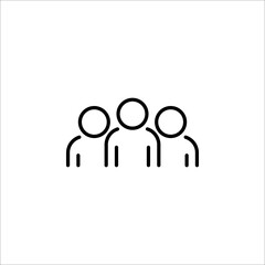 People Icons, Person work group Team Vector. vector illustration on white background