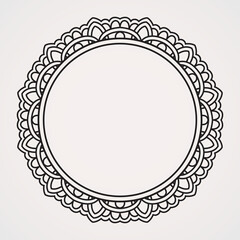 Gradient Mandala Frame – Meditation Decoration