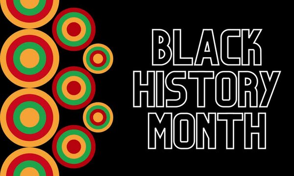 Black history month text animation footage, animation for American, African culture and Black history months.