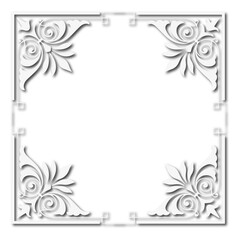 frames in vintage style with elements of ornament, art, pattern, background, texture