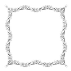 Fototapeta na wymiar frames in vintage style with elements of ornament, art, pattern, background, texture