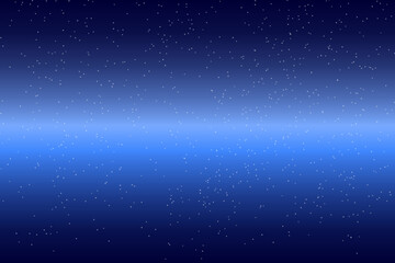 Obraz premium gradient blue. Astrology horizontal star universe background