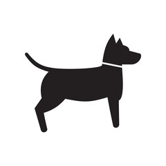 dog icon vector illustration sign
