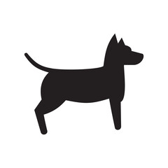 dog icon vector illustration sign