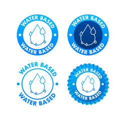 Water based product icon. Vector stock illustration.