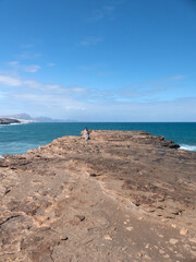 Fuerteventura – Punta Guadalupe an der wilden Steilküste La Pared