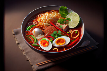 Special Thai Ba Mee Kiew food