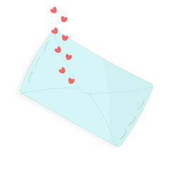 illustration of an envelope with a heart