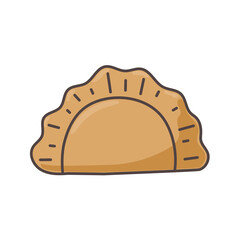 Asian Food Symbol Element Funny Cartoon Icon Asian Sushi Roll Symbol Decoration Element Doodle Cute Bright Happy Icon Silhouette Talisman Icon