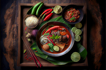 Fresh Thai Kluai Buat Chi food
