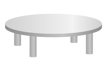 円形のテーブル