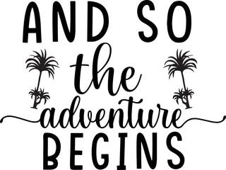 and so the adventure begins