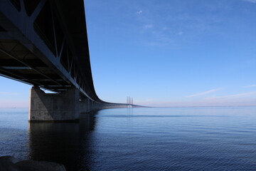 Öresund Bridge is world's longest cable-stayed bridge for combined road and rail transport, Sweden