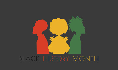 black history month background, vector