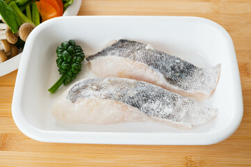 片栗粉をまぶしたマダラ