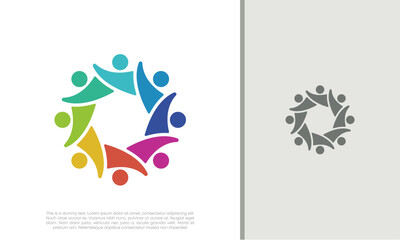Global Community Logo Icon Elements Template. Community human Logo template vector. Community health care. Abstract Community logo.