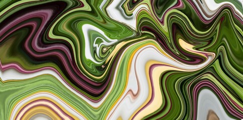 green yellow and red Marble stone texture abstract background. creative fake painted artificial surface, Gradient digital marbling illustration wallpaper