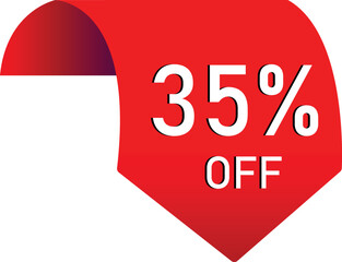 35% Off, Discount Vector