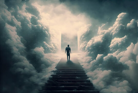 Treppe durch die Wolken - Generative AI