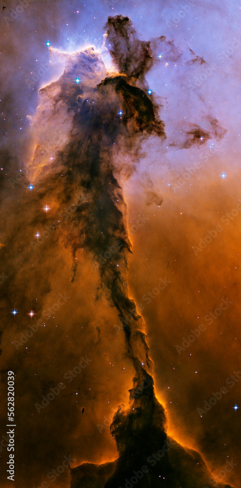 Sticker new nasa hubble deep space telescope images. elements of this image furnished by nasa.