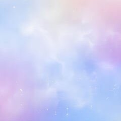 Fototapeta premium Pastel cosmic fantasy background. Generative AI. 